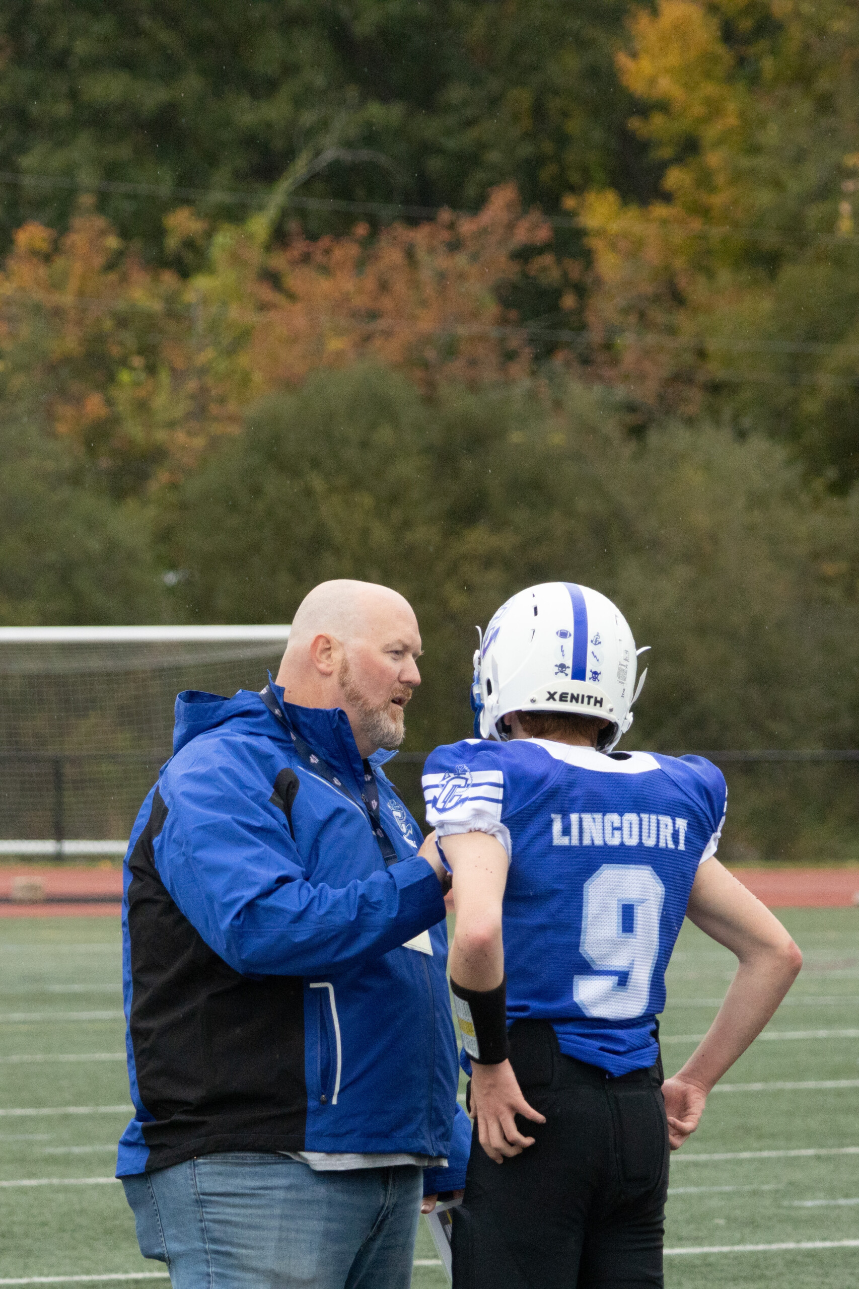 Coach Brian and his quarterback